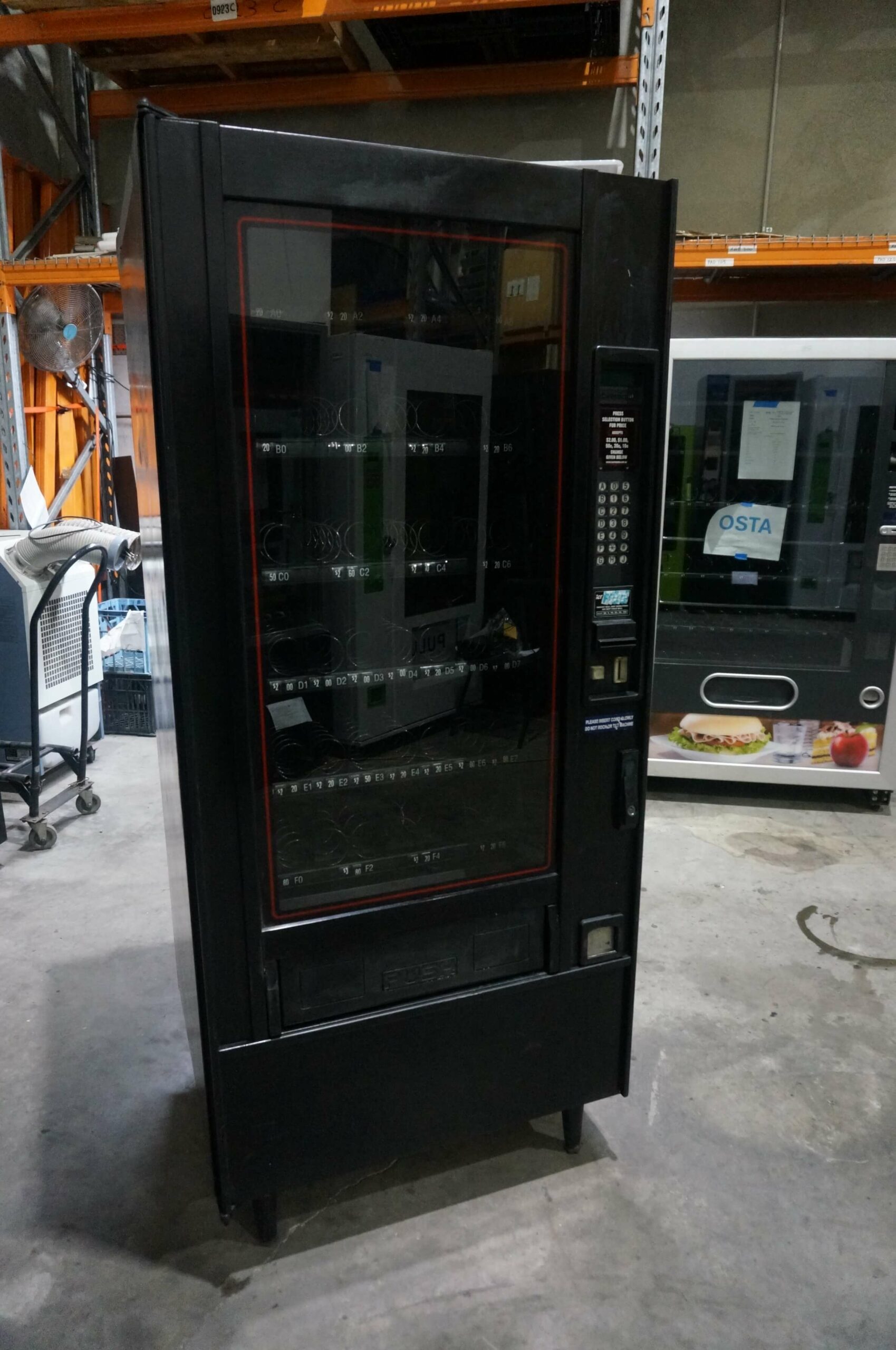 4 WIDE SNACK VENDING MACHINE WITH CHILLER - Vending Machines Australia