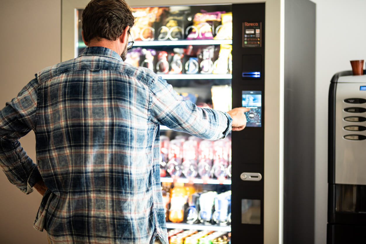 A vending machine that’s more than a snack stop