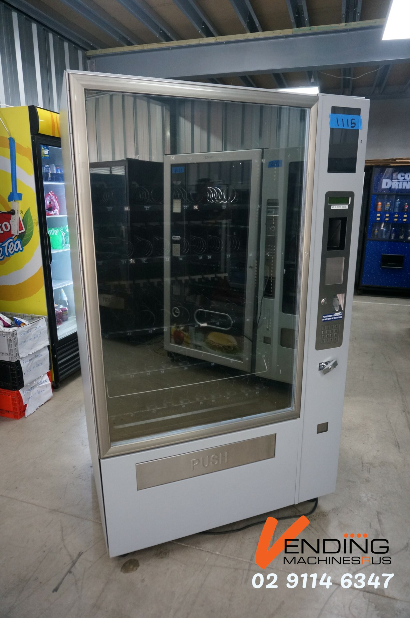 5 WIDE COMBO VENDING MACHINE - Vending Machines Australia