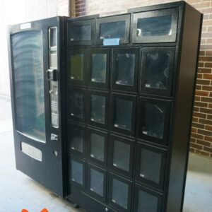 4 WIDE COMBO VENDING MACHINE WITH LOCKER SYSTEM - Image 2
