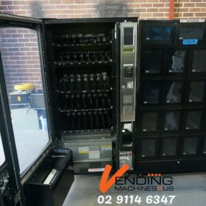 4 WIDE COMBO VENDING MACHINE WITH LOCKER SYSTEM - Image 3